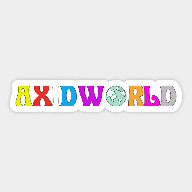 Rainbow AXIDWORLD Sticker by sydneyurban